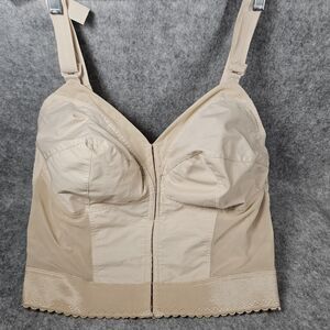 VTG Exquisite Form Full Coverage Longline Support Comfort Posture Bra 42DD READ